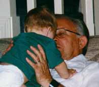 With his Grandpa