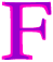 the letter F
