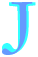 The letter J.