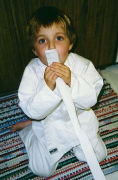 Benjamin suited up.